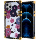 Iphone 12Pro Max ( 6.7 Inch) Design Case Flowers On White