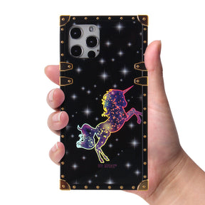 Iphone 12 / 12Pro (6.1 Inch) Design Case Unicorn On Black