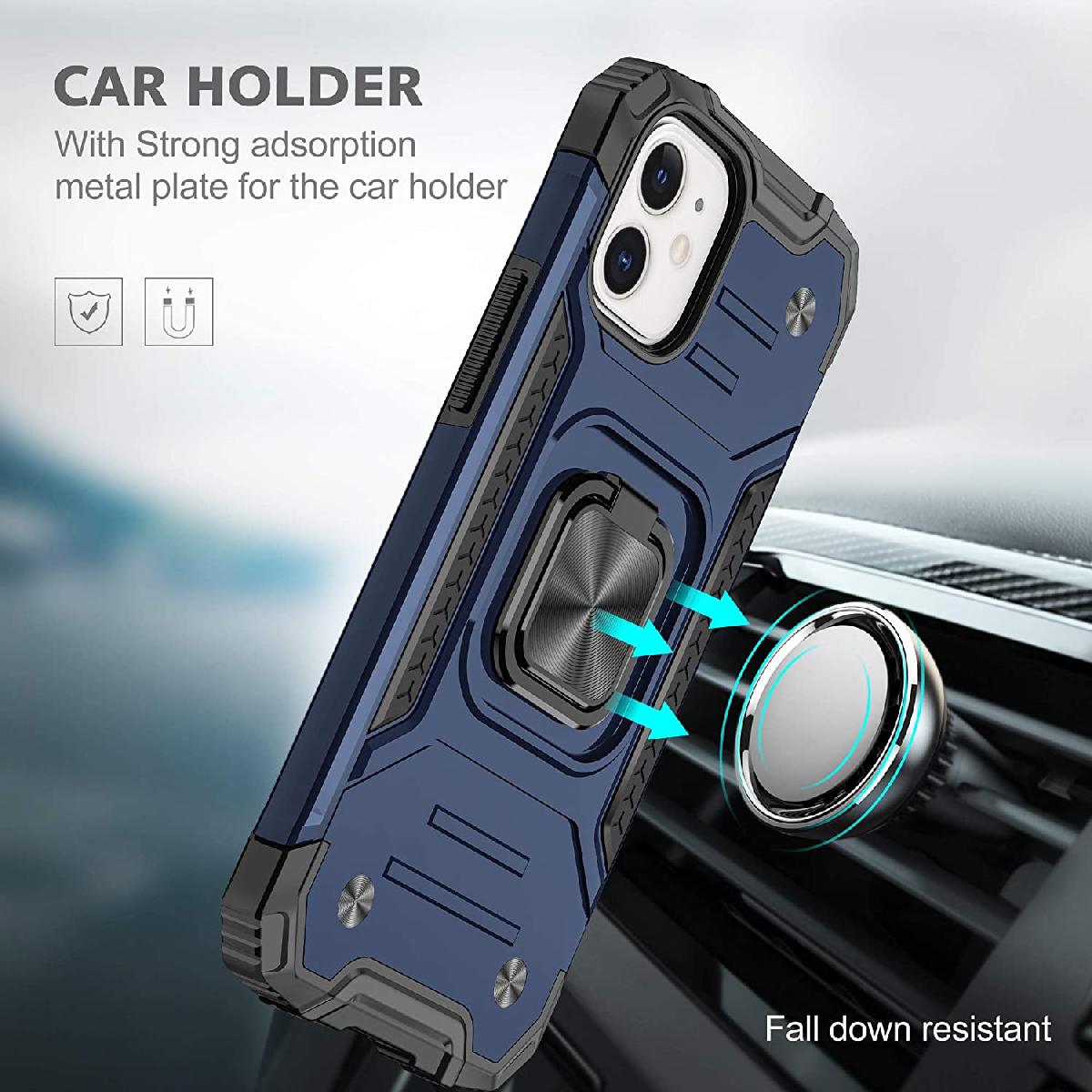 Iphone 7 / 8 / SE Square Ring Case Blue