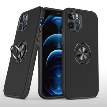 Iphone 13Pro (6.1 Inch) Round Ring Case Black
