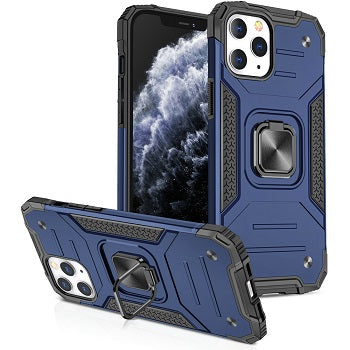 Iphone XR Square Ring Case Blue
