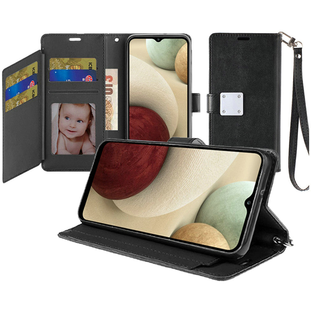 Iphone 13 (6.1 Inch) Wallet Flip Case with Card Slots Black