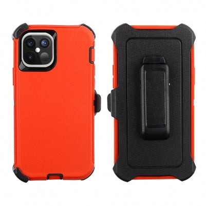 Iphone 12 / 12Pro (6.1 Inch) Construction Case Red Black