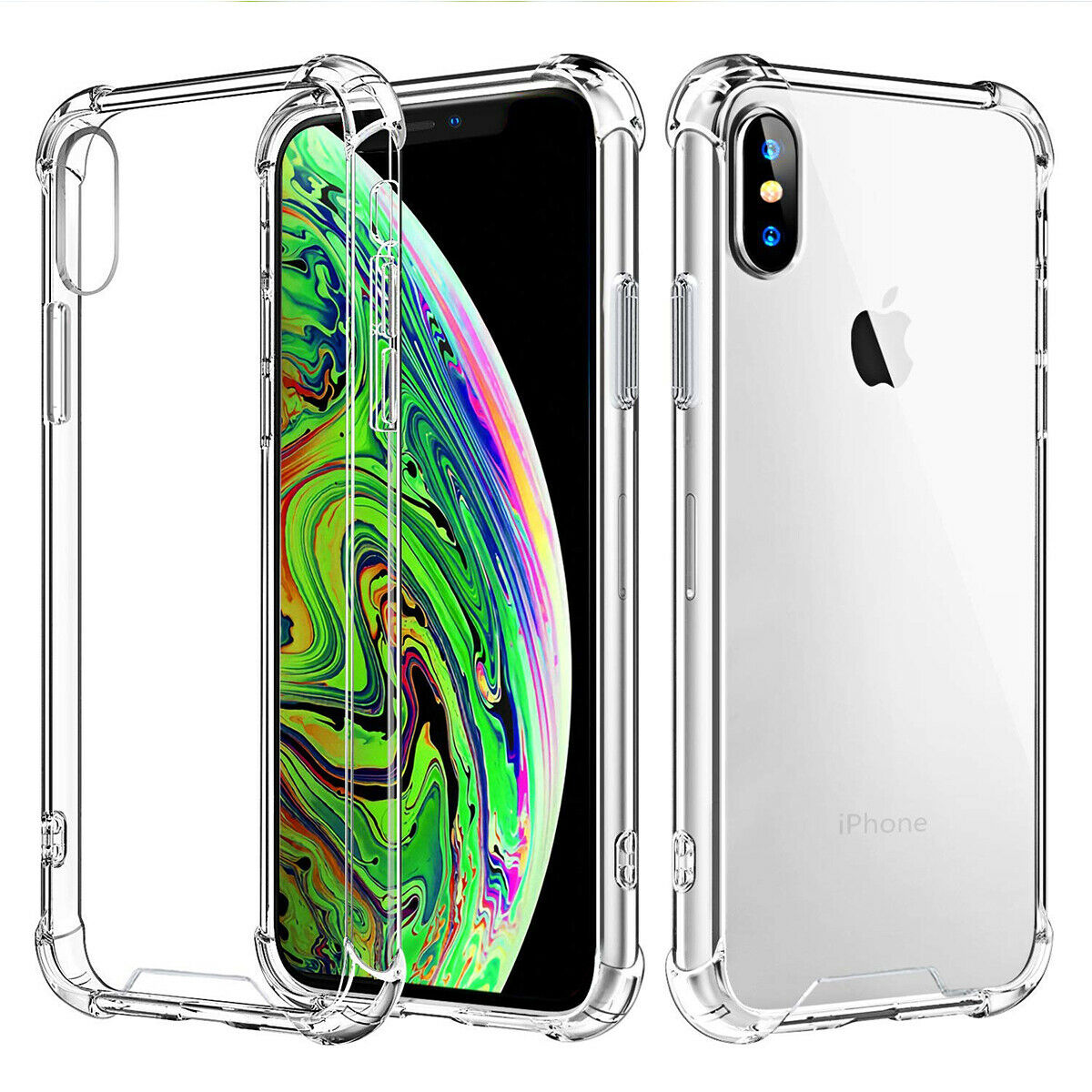 Iphone Xs-Max (6.5 Inch) Soft Clear Tpu Case With Edges