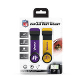 Prime Brands Car Vent Mount NFL Minnesota Vikings - Dual Pack