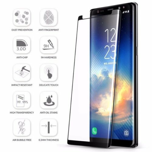 Samsung Note 9 Full Edge Clear Tempered Glass Screen Protector (2.5D)
