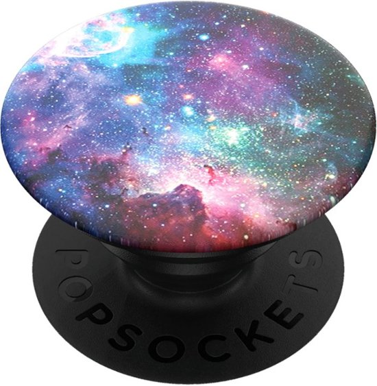 POPSOCKETS: COLLAPSIBLE GRIP & STAND FOR PHONES AND TABLETS - BLUE NEBULA