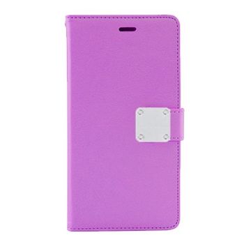Iphone X / XS Wallet Flip Case with Card slots in Purple