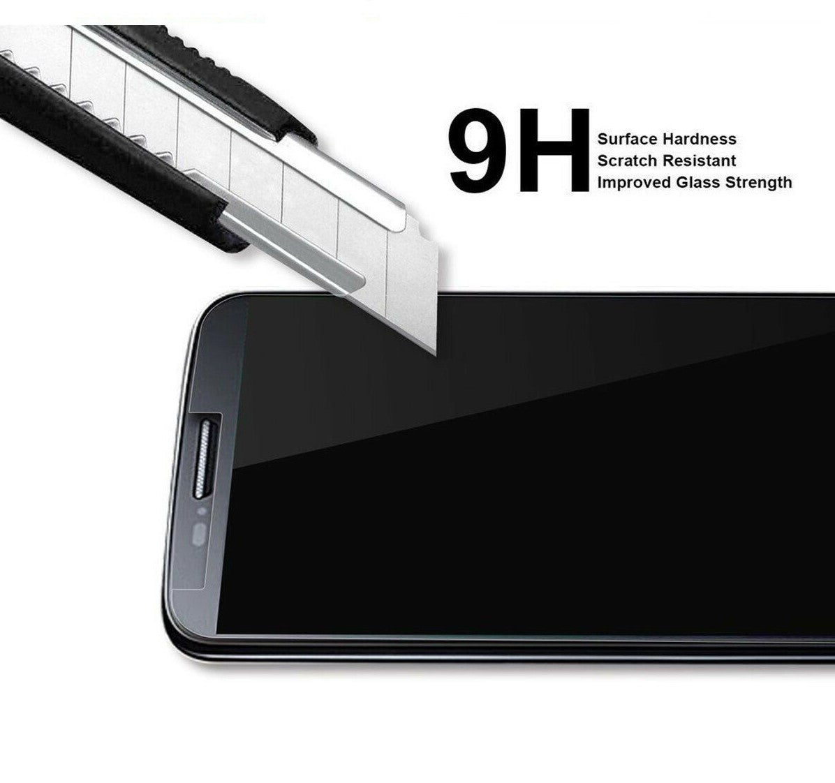 Samsung A20/A30/A50 Tempered Glass Screen Protector (2.5D)