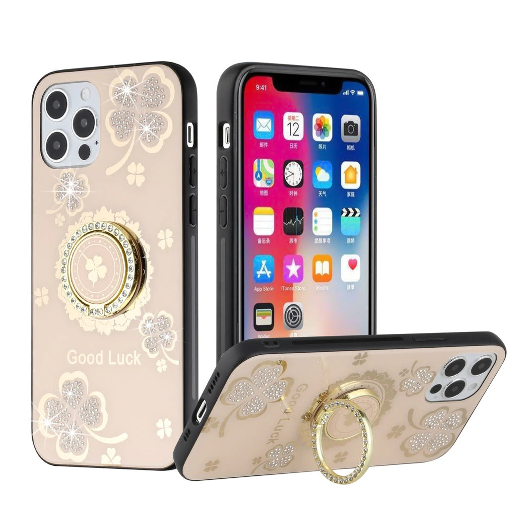 Iphone 11Pro Max (6.5Inch) Goodluck Ring Case Rounded Rose Gold