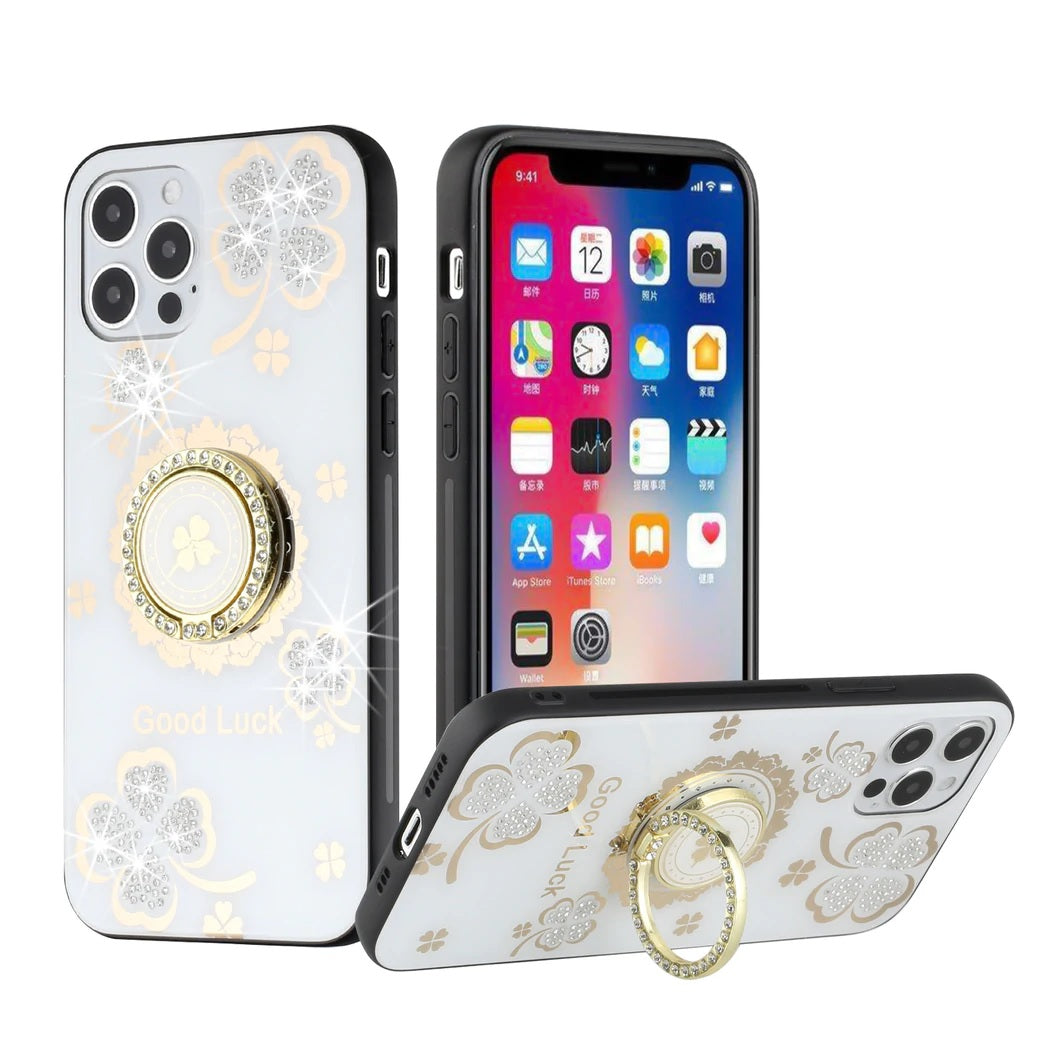 Iphone 11Pro Max (6.5Inch) Goodluck Ring Case Rounded White