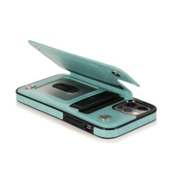 Iphone 12 / 12Pro (6.1Inch) Backflip Wallet Design Case Teal
