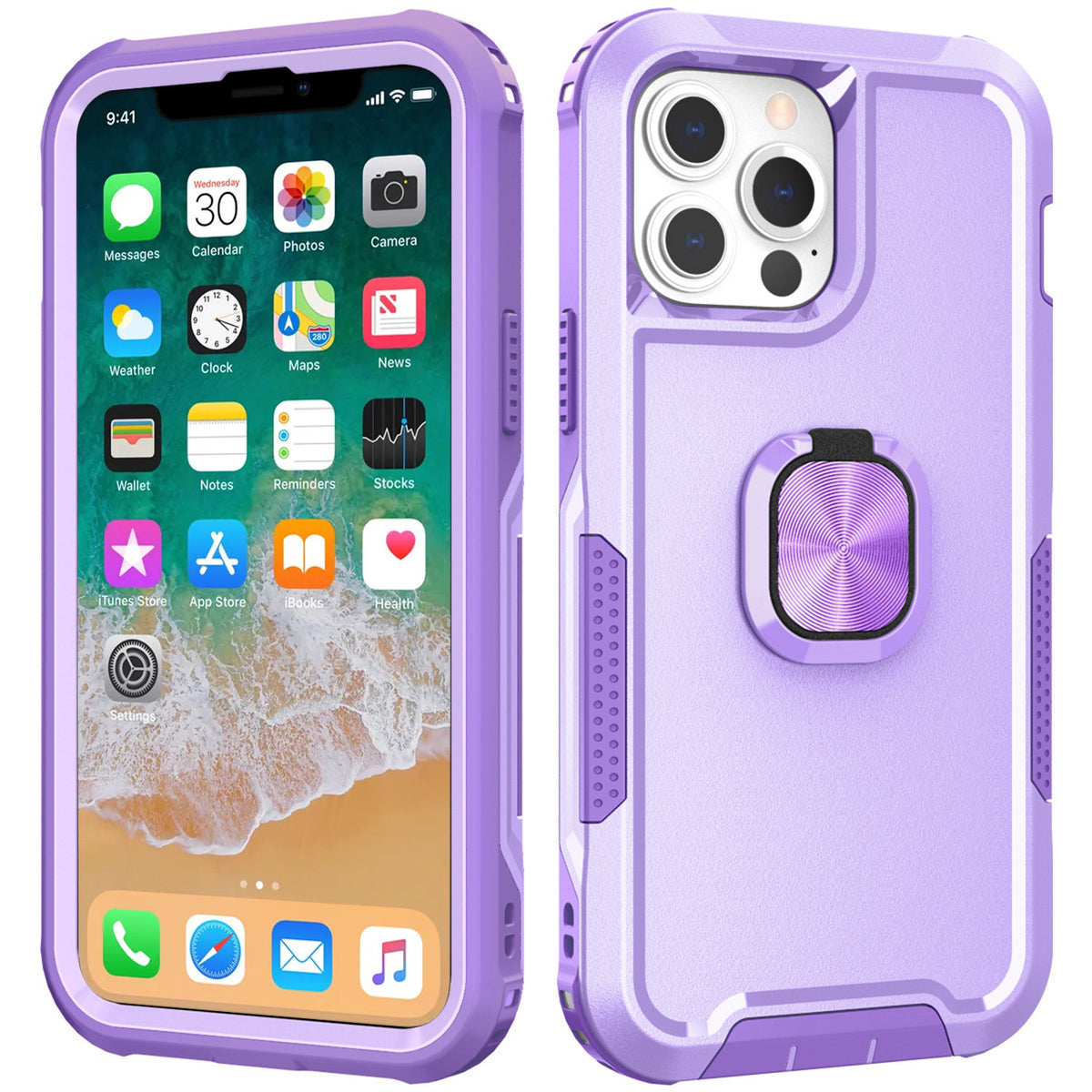 Iphone 11 (6.1Inch) Super Ring Case Purple