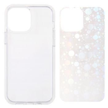 Iphone 13Pro (6.1Inch) Hard TPU Case Clear with Dots Design