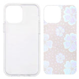 Iphone 13Pro (6.1Inch) Hard TPU Case Clear with Flower Design