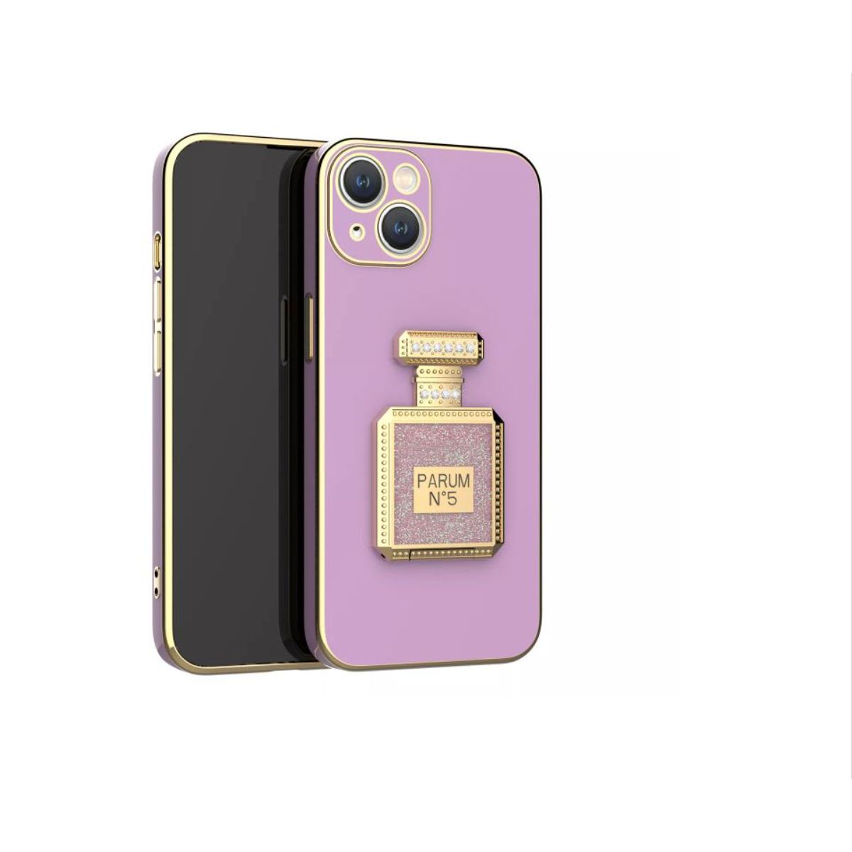 Iphone 11 (6.1Inch) Perfume Diamond Stand TPU Case Purple