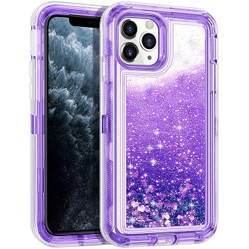 Iphone 13Pro Max (6.7Inch) Water Floating Case Purple