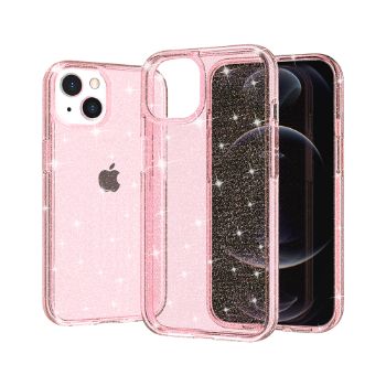 Iphone 14 Hard TPU Shimmer Case Pink