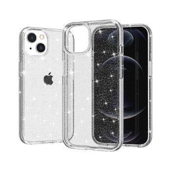 Iphone 14 Shimmer Hard TPU Case Clear
