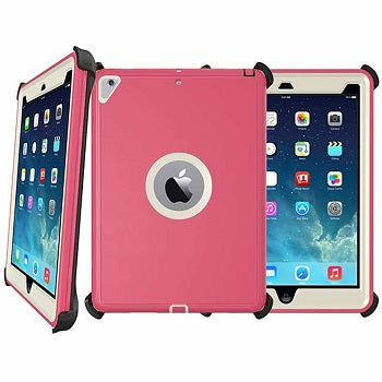 Apple Ipad10.2 / 10.5 Inch Construction Case Pink White