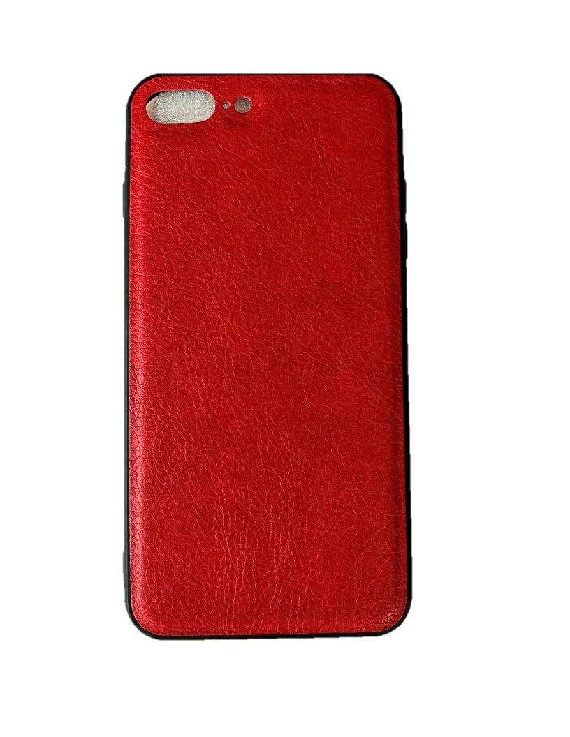 Iphone 7Plus / 8Plus Vintage Leather Case Red