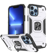 Iphone 13 (6.1Inch) Square Ring Case Silver