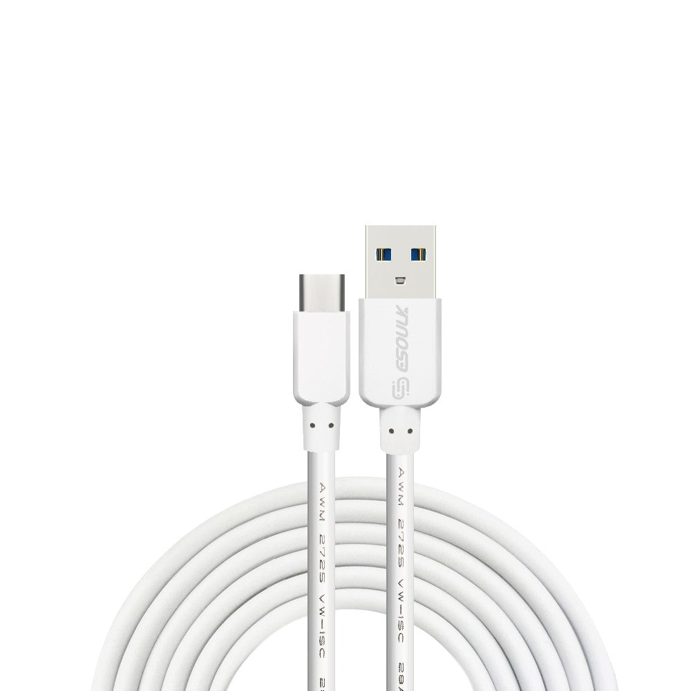 Esoulk 5Feet Charging Cable For iPhone In White