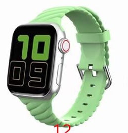 Apple Watchband 38mm / 40mm Silicon Braided Green