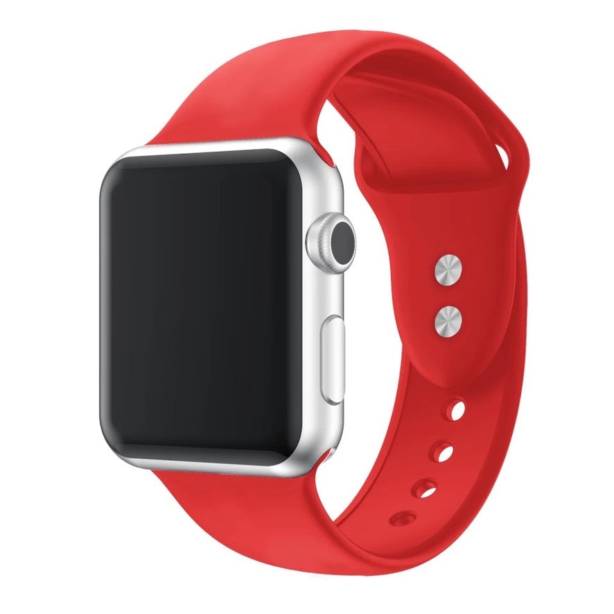 Apple Watchband 42mm / 44mm Silicone Red