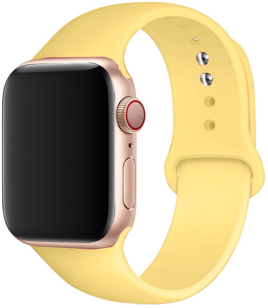 Apple Watchband 38mm / 40mm Silicone Yellow
