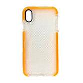 Iphone Xs Max Clear Case with Border Orange